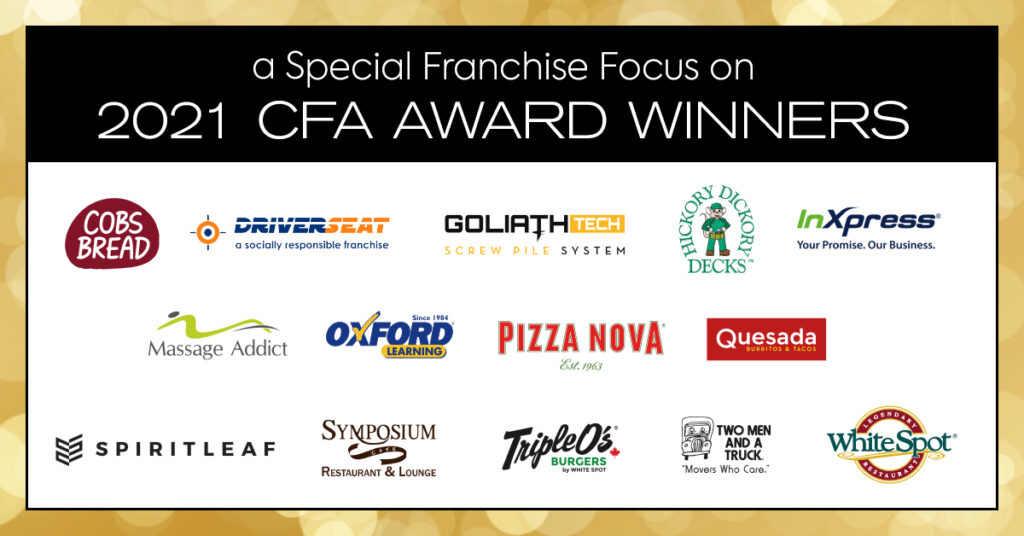 Special Franchise Focus 2021 CFA Award Winners Franchise Canada