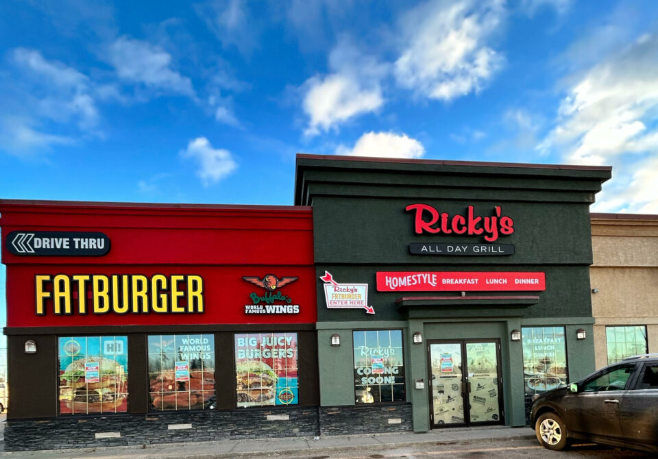 Ricky's and Fatburger joint franchise location