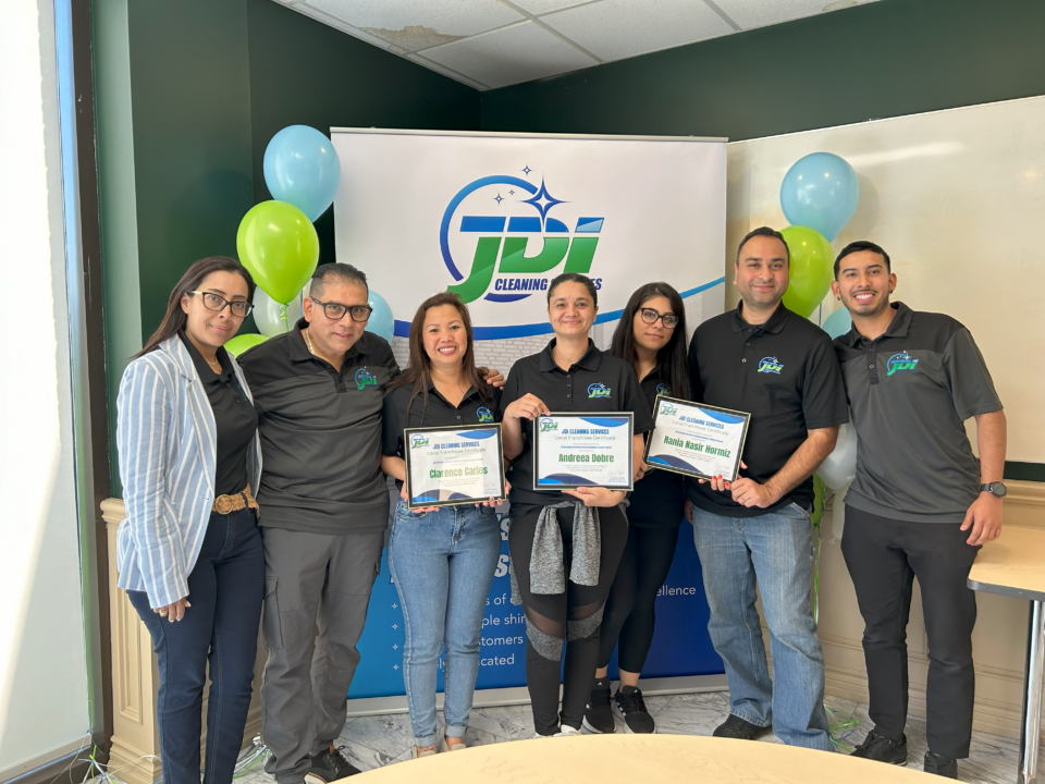 JDI Cleaning's new franchisees hold franchise graduation.