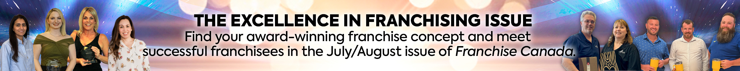 The Excellence in Franchising Issue July/August 2024 Banner Image