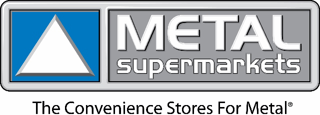 Metal supermarkets Franchise Logo Metal my Way