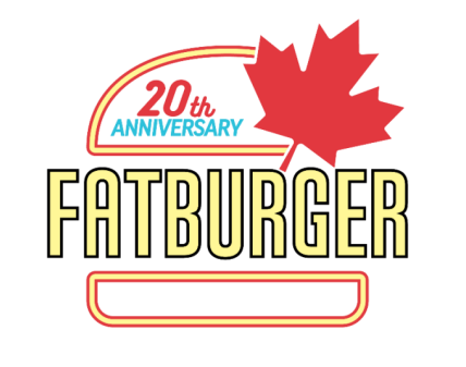 Fatburger Canada 20th Anniversary logo