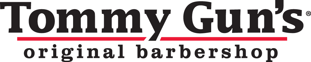 Tommy Gun's Original Barbershop Franchise Logo